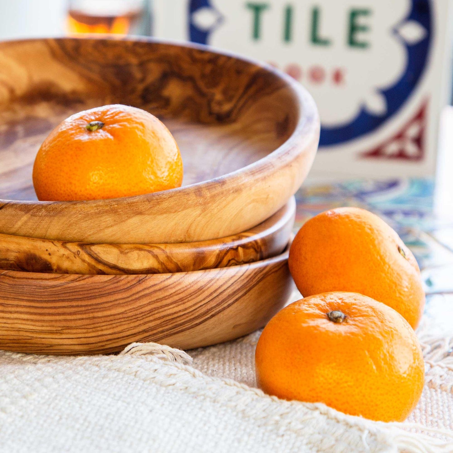 Olive Wood Plate - dyarihandcrafts