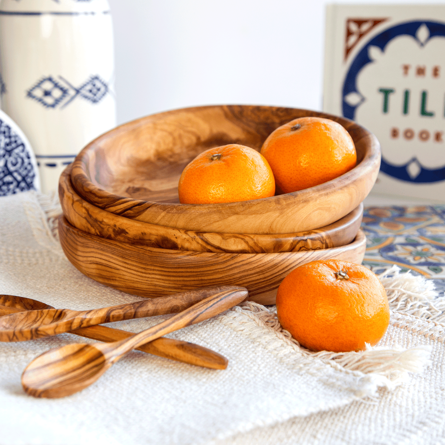 Olive Wood Plate - dyarihandcrafts