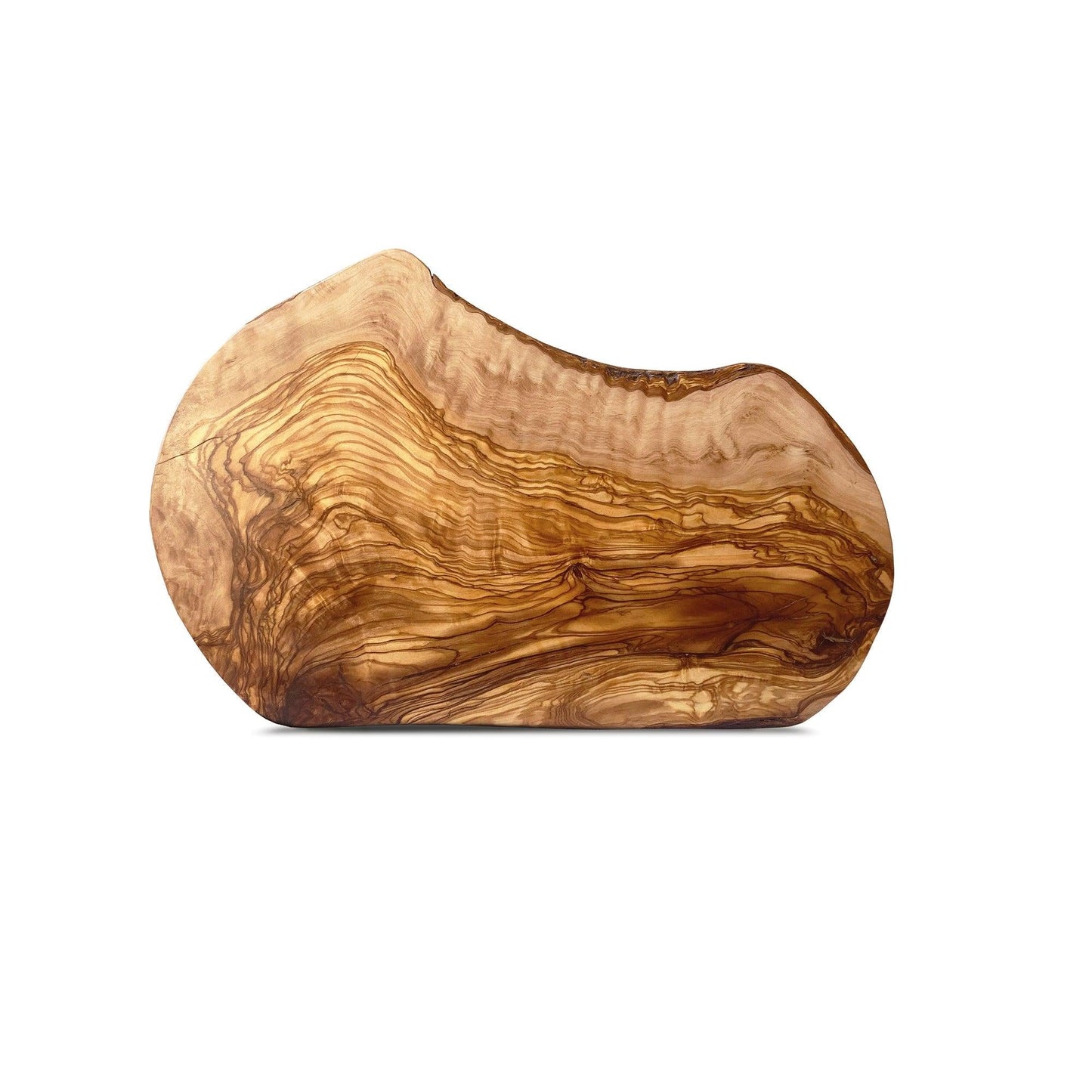 Olive Wood Rustic Cutting / Cheese Board With Live Edge - dyarihandcrafts