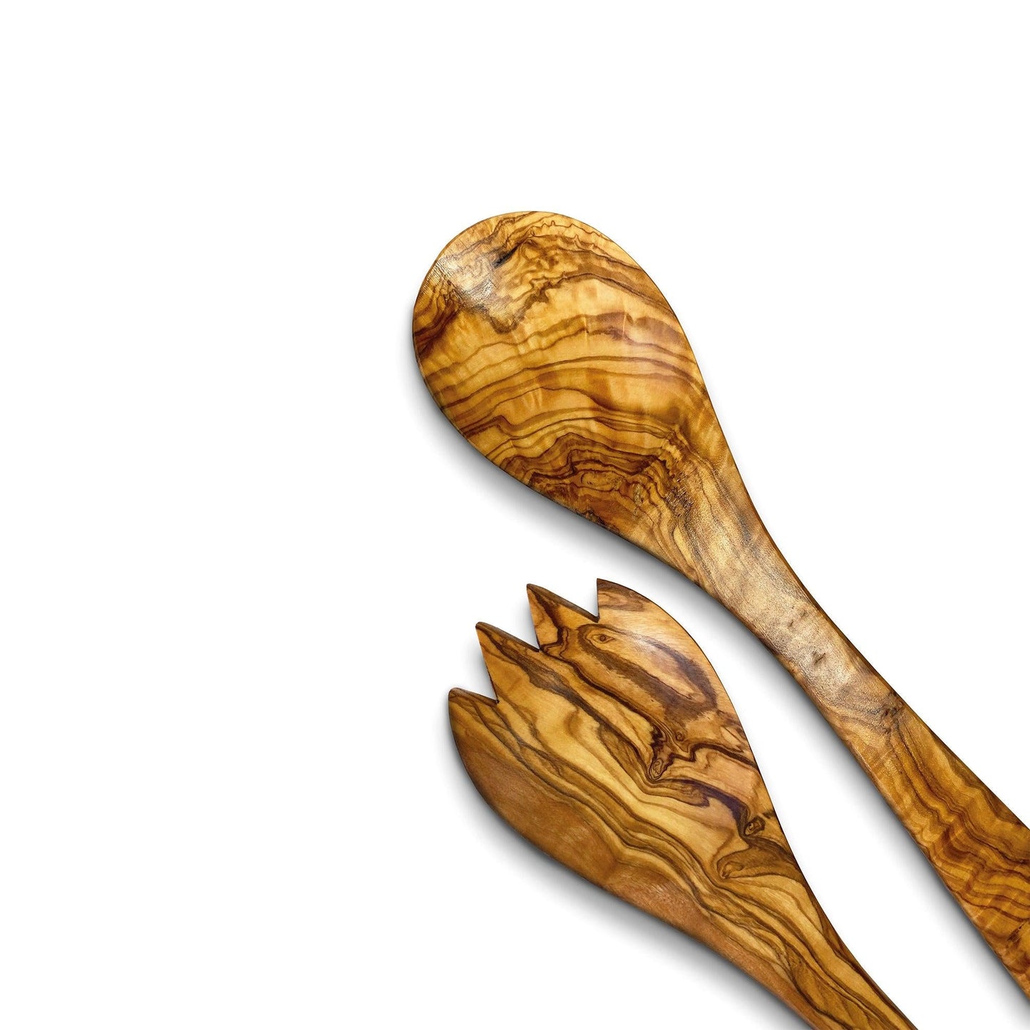 Olive Wood Salad Set - dyarihandcrafts