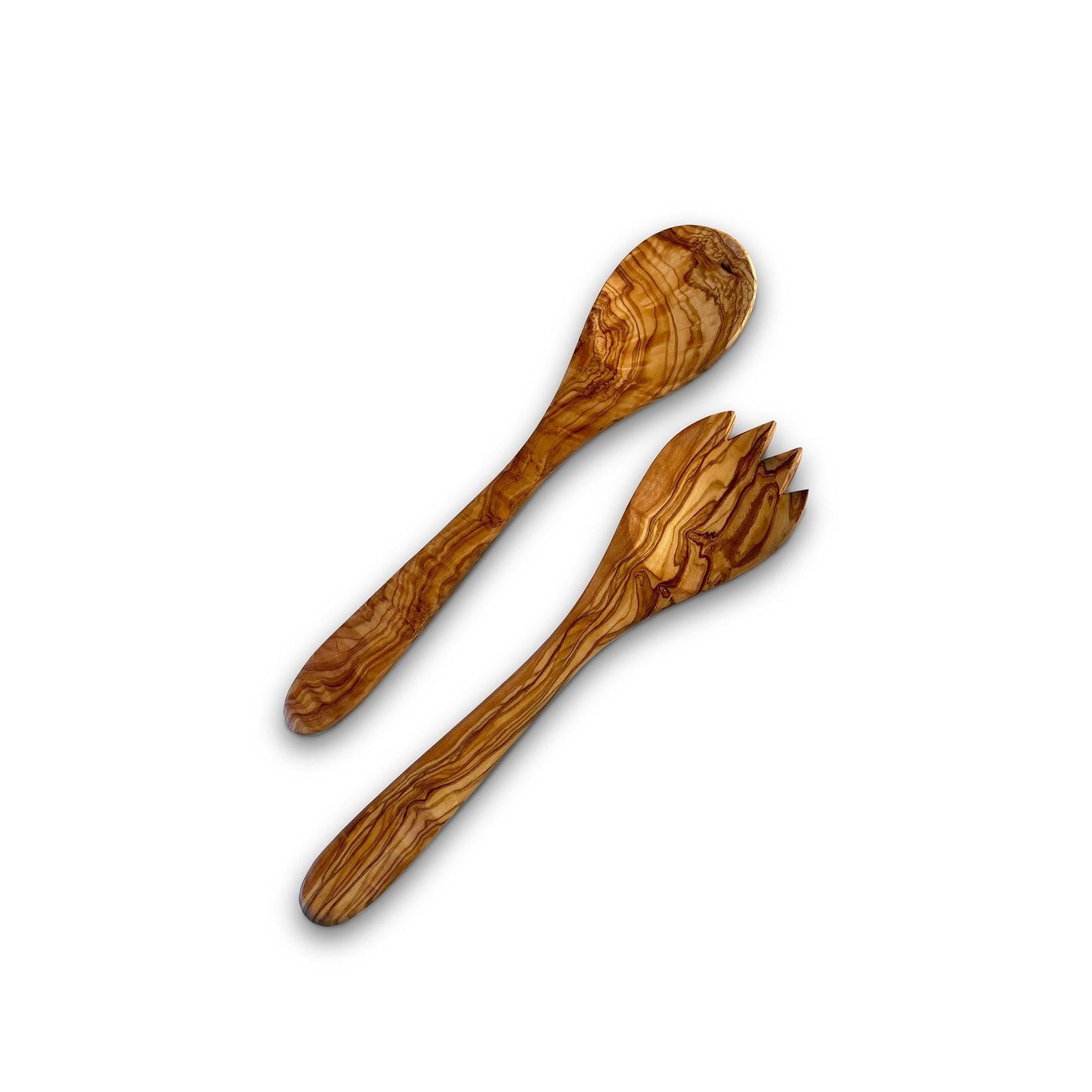 Olive Wood Salad Set - dyarihandcrafts