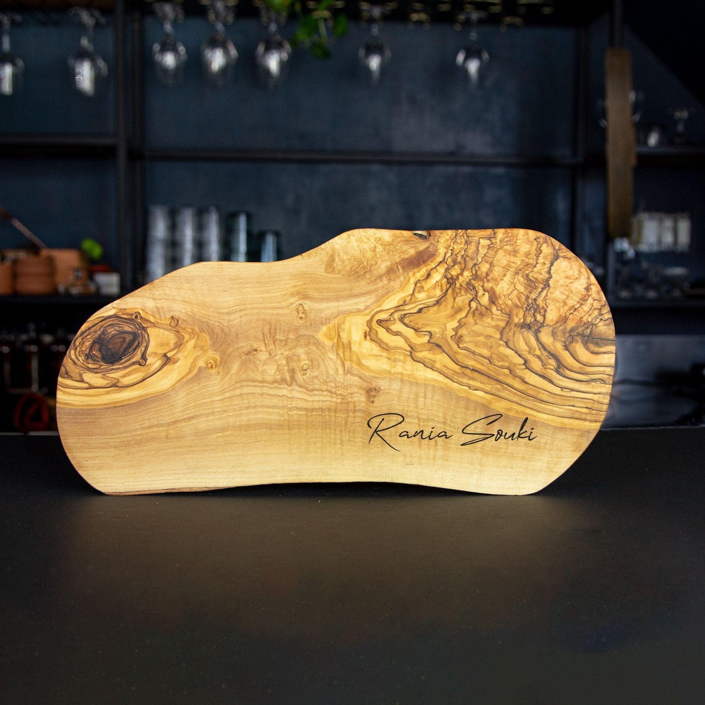Signature Style - Live Edge Olive Wood Board - dyarihandcrafts